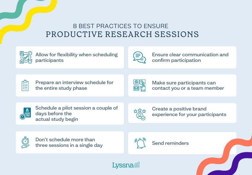 Efficient interview scheduling for user research