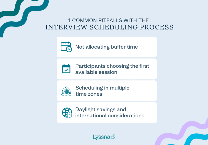 Efficient interview scheduling for user research