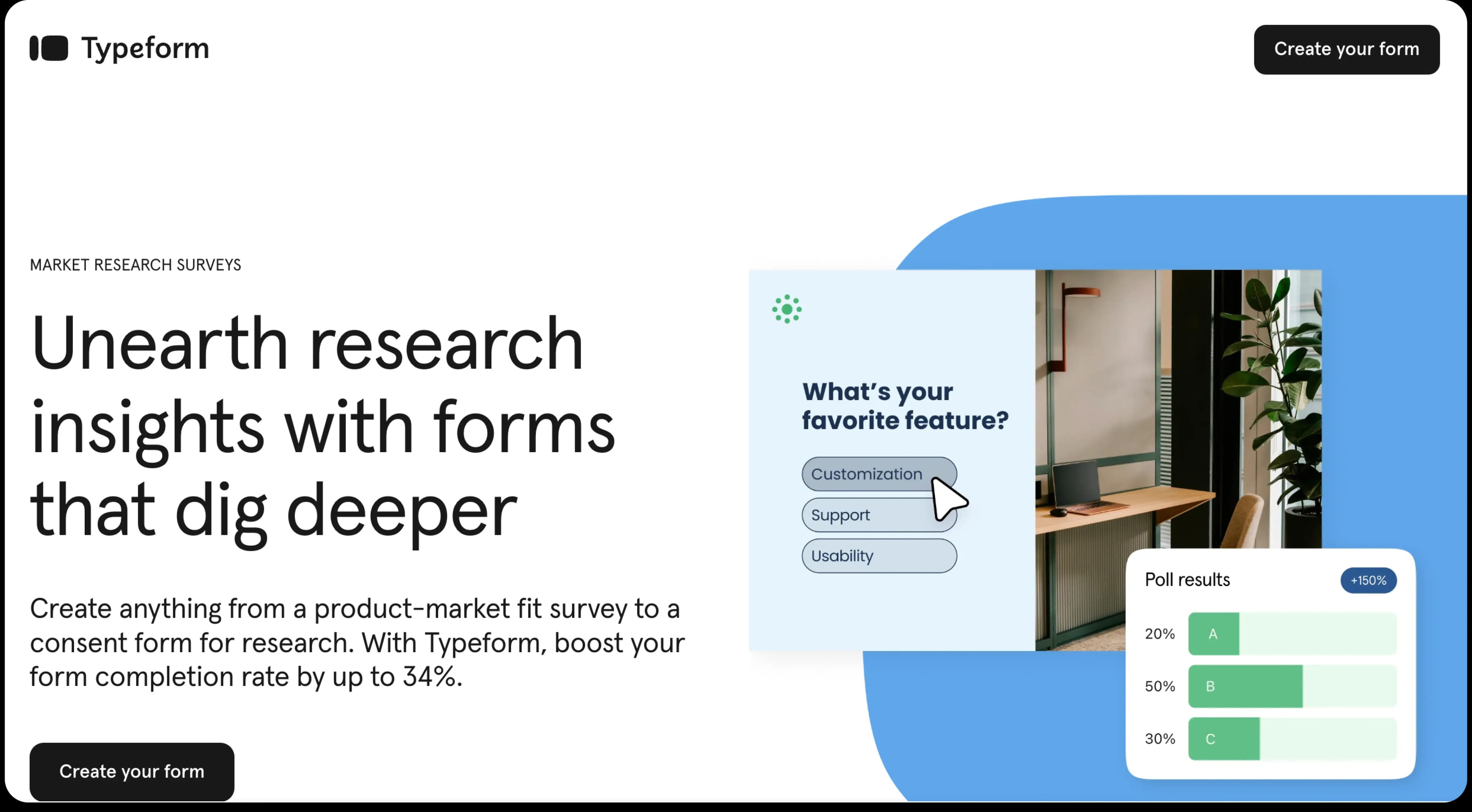 Typeform Homepage